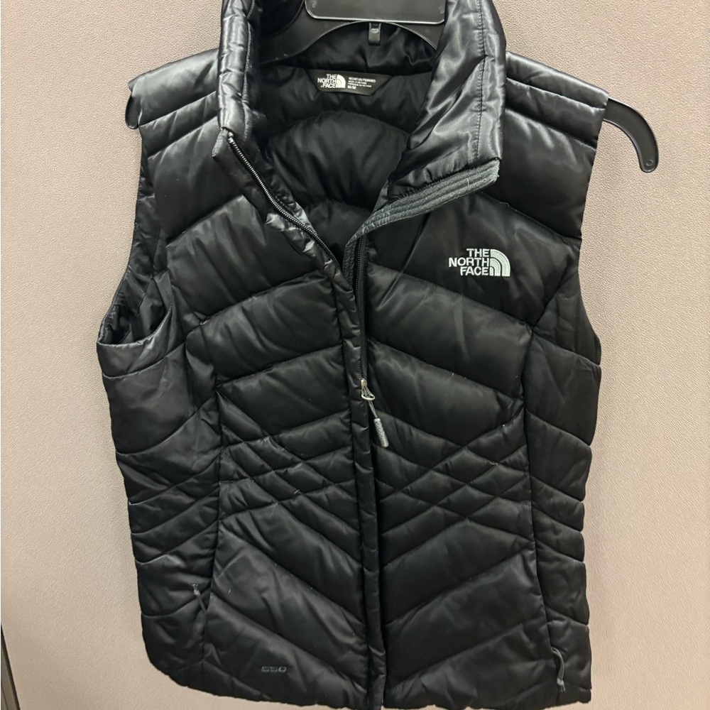 The North Face Black Quilted Down Vest